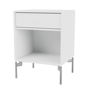 Dream Nachttisch Selection - Nachttisch - Montana Furniture - New White - Beine - Chrom