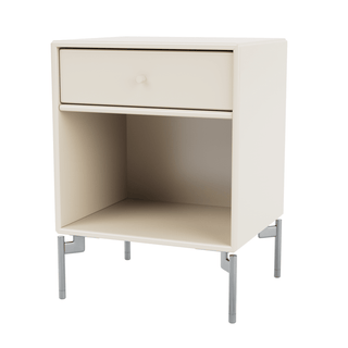 Dream Nachttisch Selection - Nachttisch - Montana Furniture - Oat - Beine - Chrom