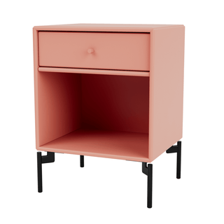 Dream Nachttisch Selection - Nachttisch - Montana Furniture - Rhubarb - Beine - Black