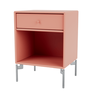 Dream Nachttisch Selection - Nachttisch - Montana Furniture - Rhubarb - Beine - Chrom