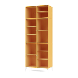 Ripple IV Vitrine Selection - Vitrine - Montana Furniture - Acacia - Weiß