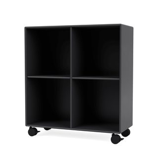 Show Bücherregal Selection - Bücherregal - Montana Furniture - Anthracite - Beine - Schwarz