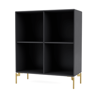 Show Bücherregal Selection - Bücherregal - Montana Furniture - Anthracite - Beine - Messing