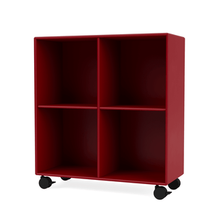 Show Bücherregal Selection - Bücherregal - Montana Furniture - Beetroot - Beine - Schwarz