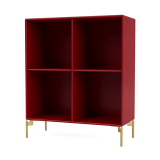 Show Bücherregal Selection - Bücherregal - Montana Furniture - Beetroot - Beine - Messing