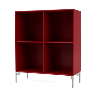 Show Bücherregal Selection - Bücherregal - Montana Furniture - Beetroot - Beine - Chrom
