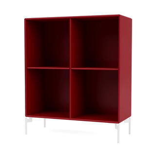 Show Bücherregal Selection - Bücherregal - Montana Furniture - Beetroot - Beine - Snow
