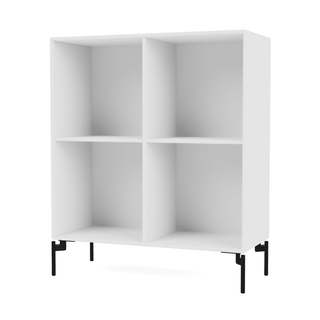 Show Bücherregal Selection - Bücherregal - Montana Furniture - NewWhite - Beine - Schwarz