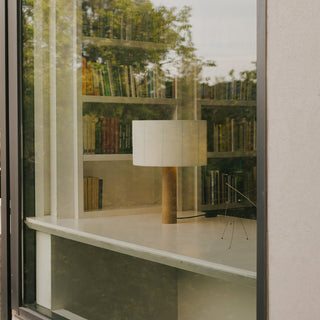 Santa Cole Tischlampe | Moragas - Tischlampe - Santa Cole - Sapeli Holz (Mahagoni) -