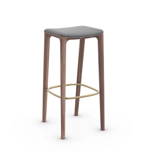 Neva Barhocker - Barhocker - Artisan - Amerikanische Nuss A01 - Stoff Remix 152