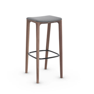 Neva Barhocker - Barhocker - Artisan - Amerikanische Nuss A01 - Stoff Remix 152