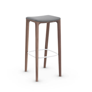 Neva Barhocker - Barhocker - Artisan - Amerikanische Nuss A01 - Stoff Remix 152