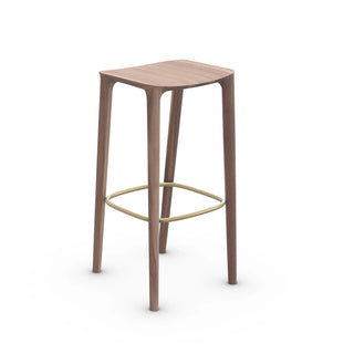 Neva Barhocker - Barhocker - Artisan - Amerikanische Nuss A01 - ohne Polsterung