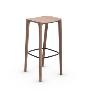 Neva Barhocker - Barhocker - Artisan - Amerikanische Nuss A01 - ohne Polsterung