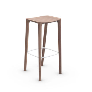 Neva Barhocker - Barhocker - Artisan - Amerikanische Nuss A01 - ohne Polsterung