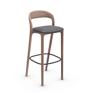 Neva Light Barhocker - Barhocker - Artisan - Amerikanische Nuss A01 - Stoff Remix 152