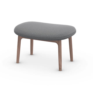 Neva Trimmed Loungesessel - Loungesessel - Artisan - Loungesessel mit Ottoman - Amerikanische Nuss A01