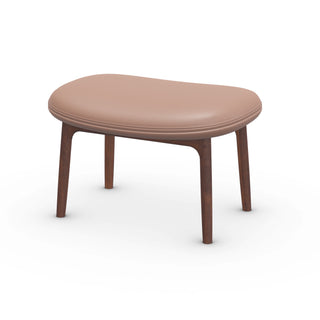 Neva Trimmed Loungesessel - Loungesessel - Artisan - Loungesessel mit Ottoman - Europäische Nuss A03