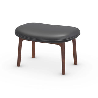 Neva Trimmed Loungesessel - Loungesessel - Artisan - Loungesessel mit Ottoman - Europäische Nuss A03