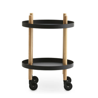 Normann Copenhagen Barwagen | Block rund - Barwagen - Normann Copenhagen - Esche / Schwarz -