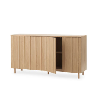 Normann Copenhagen Sideboard | Rib - Sideboard - Normann Copenhagen - Eiche schwarz -