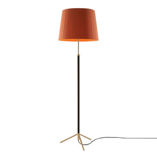 Santa Cole Stehlampe | Pie de Salón - Stehlampe - Santa Cole - Terracotta Band - Messing poliert