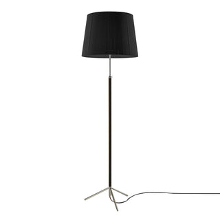 Santa Cole Stehlampe | Pie de Salón - Stehlampe - Santa Cole - Schwarzes Band - Chrom
