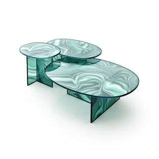 Glas Italia Couchtisch | Liquefy - Couchtisch - Glas Italia - Small - Grün