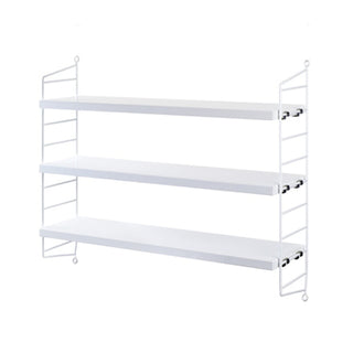 Pocket Regal - Regal - String Furniture - Nussbaum / schwarz -