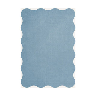 Layered Teppich | Scallop Wool - Teppich - Layered - Soft Blue - 180 x 270cm
