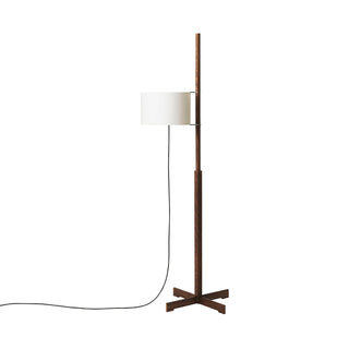TMM Stehlampe - Stehlampe - Santa Cole - Nussbaum - Weiss