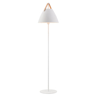 Strap Stehlampe - Stehlampe - for the people - Weiß - Braun