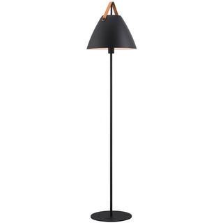 Strap Stehlampe - Stehlampe - for the people - Schwarz - Braun