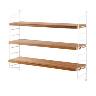 Pocket Regal - Regal - String Furniture - Eiche / weiß -