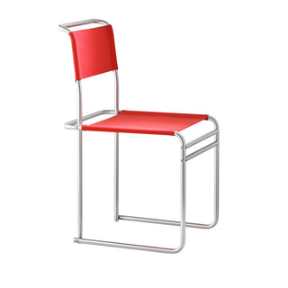 Tecta Stuhl | B40 - Stuhl - Tecta - Bauhaus Gurt - Rot -