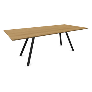 Hussl Tisch | Solid T - Tisch - Hussl - Rechteckig - Stahl Schwarz