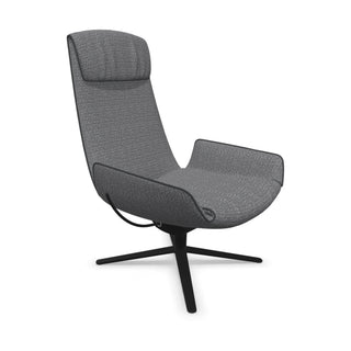 FreiFrau Loungesessel | Amelie Loungesessel - Loungesessel - FreiFrau - Stoff Safire - Col. 009 - Drehgestell mit Wipp- und Kippfunktion