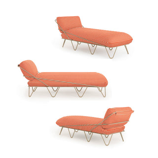 Valentina Up Outdoor Liege - outdoor Sonnenliege - Diabla - Plain Grey -
