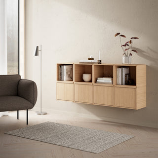 Tact Teppich - Teppich - Woud - 90 x 140cm - Anthracite