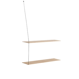 Stedge Wandregal - Regal - Woud - 80cm - Eiche weiß pigmentiert