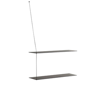 Stedge Wandregal - Regal - Woud - 80cm - Eiche schwarz