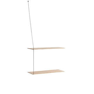 Stedge Wandregal - Regal - Woud - 60cm - Eiche weiß pigmentiert