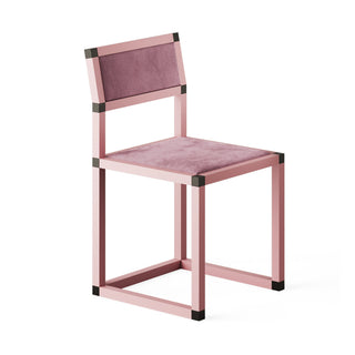 XD Sessel - Stuhl - The Form Follows - Hellrosa / Samt Rosa -