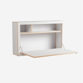 Fläpps Box Sekretär - Sekretaer - Ambivalenz - V1: 100 x 60cm - Weiss