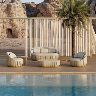 Gandia Blasco Sofa | Arena - Outdoor Sofa - Gandia Blasco - Gestell: Sand | Bezug: Warm -