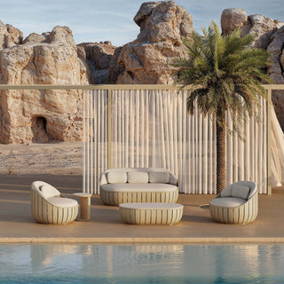 Gandia Blasco Sofa | Arena - Outdoor Sofa - Gandia Blasco - Gestell: Sand | Bezug: Warm -