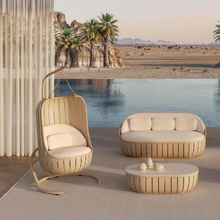 Gandia Blasco Sofa | Arena - Outdoor Sofa - Gandia Blasco - Gestell: Sand | Bezug: Warm -
