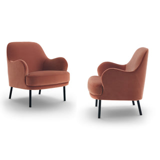 Brigitte Loungesessel - Loungesessel - Arflex - Samt - Mistral 13 -