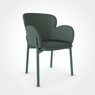 Ginger Armlehnstuhl - Stuhl - Ton - Buche deep green - Cura 68182 -