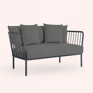 Arp 2Sitzer Outdoor Sofa - Outdoor Sofa - Diabla - Hexagon Grey -